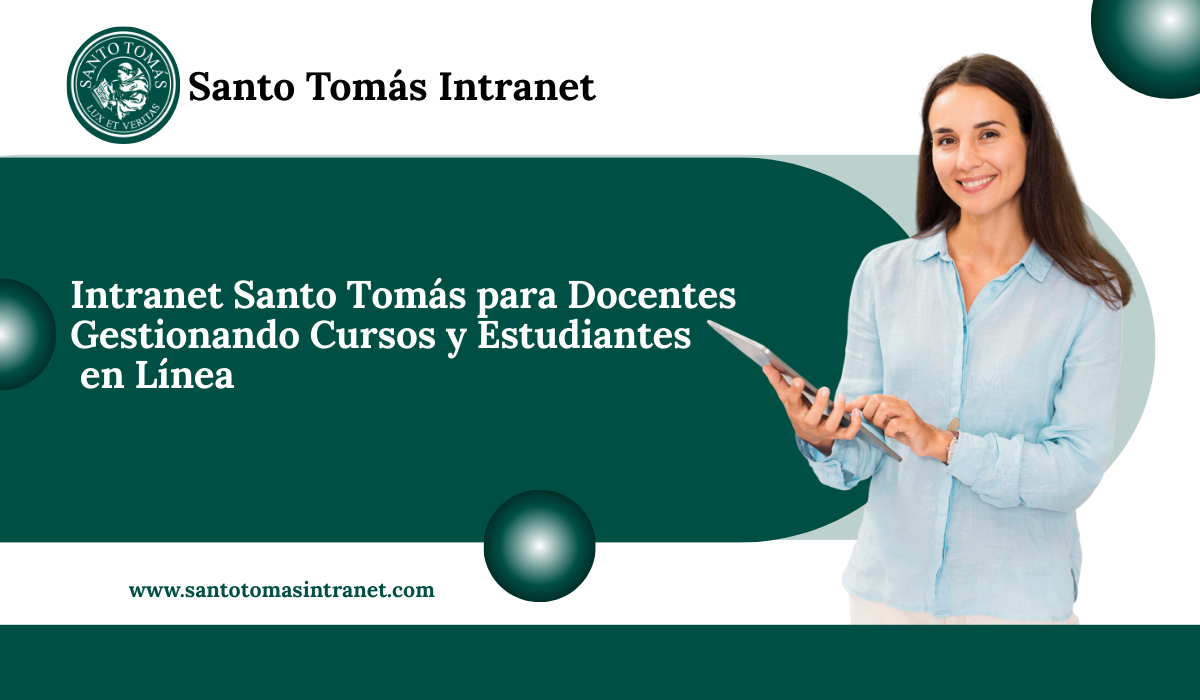 Intranet Santo Tomás para Docentes: Gestionando Cursos y Estudiantes en Línea